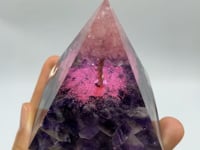 Rose Quartz Amethyst Orgone Pyramid Wholesale -Wholesale Crystals