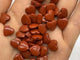 Mini Red Jasper Heart DIY Drill Hole Pendant Wholesale -Wholesale Crystals