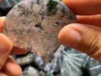 Moss Agate Ginkgo Leaves Carving Wholesale -Wholesale Crystals