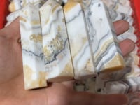 White & Yellow Calcite Tower Point Wholesale -Wholesale Crystals