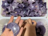 Lepidolite Star & Moon Carving Wholesale -Wholesale Crystals