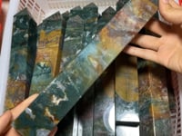 Large Ocean Jasper Four-Sided Tower Point Wholesale -Wholesale Crystals