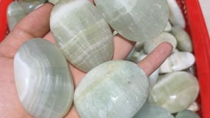 Green Calcite Palm Crystal Wholesale
