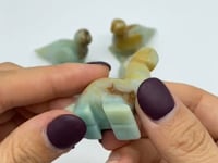 Caribbean Calcite Dinosaur Carving Wholesale