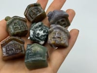 Ocean Jasper House Carving Wholesale