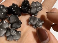 Silver Sheen Obsidian Mini Angel Bear Carving Wholesale -Wholesale Crystals