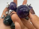 Chevron Amethyst & Ocean Jasper Apple Carving Wholesale -Wholesale Crystals