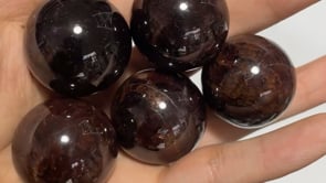 Large Garnet Sphere Ball Wholesale