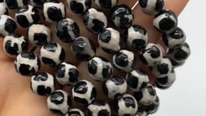 Faceted Tibetan Agate Natural Stone Bracelet Wholesale