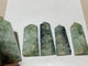 5 Pieces Large Feather Fluorite Four-Sided Tower Points