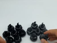 Obsidian & Larvikite Pumpkin Wizard Carving Wholesale -Wholesale Crystals