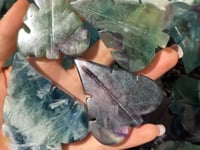Fluorite Tree Leaf Carving Wholesale -Wholesale Crystals