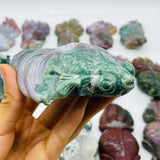 15 Pieces Ocean Jasper Beautiful Goldfish Carving -Wholesale Crystals