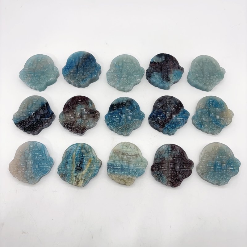 15 Pieces Trolleite Castle Carving Crystal Wholesale -Wholesale Crystals