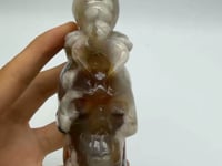 Sakura Flower Agate Beetle Skull Carving -Wholesale Crystals
