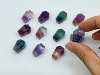 Rainbow Fluorite Coffin Carving Wholesale -Wholesale Crystals