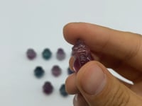 Rainbow Fluorite Carving Demon Person Boo Wholesale -Wholesale Crystals