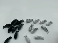 Howlite&Moss Agate Mini Dolphin Carving Wholesale -Wholesale Crystals