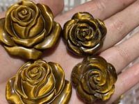 2Types Tiger Eye Flower Carving Wholesale -Wholesale Crystals
