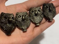 Gold Sheen Obsidian Owl Carving Wholesale -Wholesale Crystals
