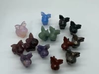 8Types Christmas Moose Carving Crystal Wholesale Lepidolite Pyrite -Wholesale Crystals