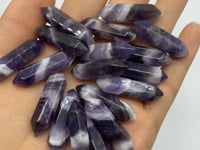 Mini Chevron Amethyst Double Point DIY Pendant Wholesale -Wholesale Crystals