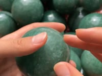 Green Strawberry Quartz Spheres Wholesale -Wholesale Crystals