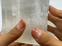 Selenite Square Crystal Candle Holder