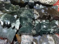 Moss Agate Moon Face Carving Wholesale -Wholesale Crystals