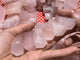 Brazil rose quartz point 2-3.5in(5-9cm)