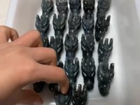 21 Pieces Labradorite Dragon Head Carving -Wholesale Crystals