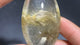 Rutile Mixed Garden Quartz Teardrop Shape Crystal