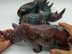 3 Pieces Beautiful Large Ocean Jasper Rhino Carving -Wholesale Crystals