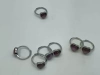 Beautiful Lepidolite Heart Shape Ring Crystal Wholesale -Wholesale Crystals