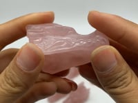 2Inch Rose Quartz Dragon Head Carving Crystals -Wholesale Crystals
