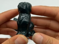 Cute Moss Agate Dog Carving Wholesale -Wholesale Crystals