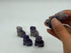 Chevron Amethyst Cat Carving Wholesale -Wholesale Crystals
