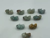 Caribbean Calcite Squirrel Carving Animal Wholesale -Wholesale Crystals