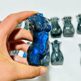 16 Pieces High Quality Labradorite Goddess Large Carving -Wholesale Crystals