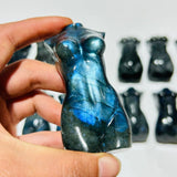 16 Pieces High Quality Labradorite Goddess Large Carving -Wholesale Crystals