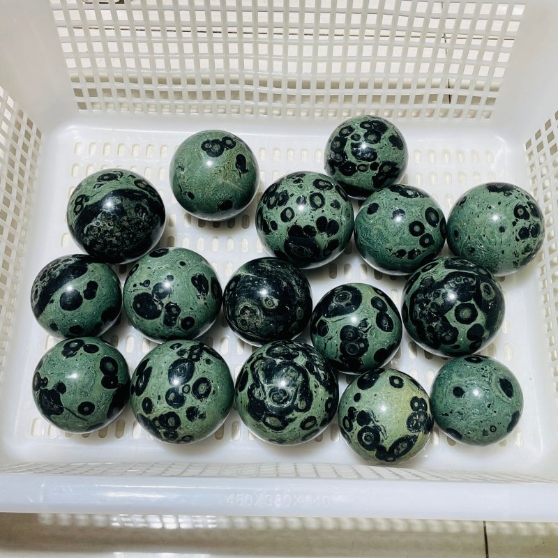 16 Pieces Kambaba Jasper Spheres -Wholesale Crystals