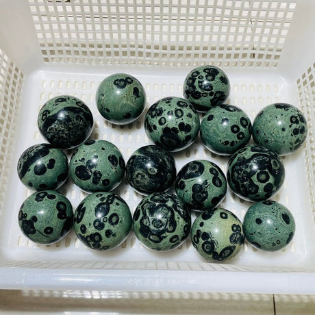 16 Pieces Kambaba Jasper Spheres -Wholesale Crystals
