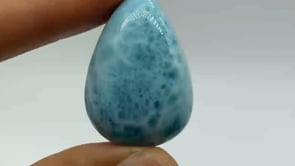 Larimar Waterdrop Shape Diy Pendant