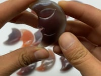 16 Pieces Beautiful Red Agate Moon Face -Wholesale Crystals