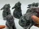 5 Pieces Large Ocean Jasper Wolf Carving
