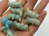 Mini Caribbean Calcite Dinosaur Carving Wholesale -Wholesale Crystals
