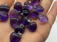 Beautiful Amethyst Heart Pendant Wholesale -Wholesale Crystals
