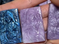 Grim Reaper Death Carving Wholesale Lepidolite Labradorite -Wholesale Crystals