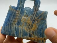 High Quality Blue Onyx Handbag Carving -Wholesale Crystals