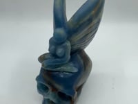High Quality Blue Onyx Butterfly Fairy Skull Carving -Wholesale Crystals